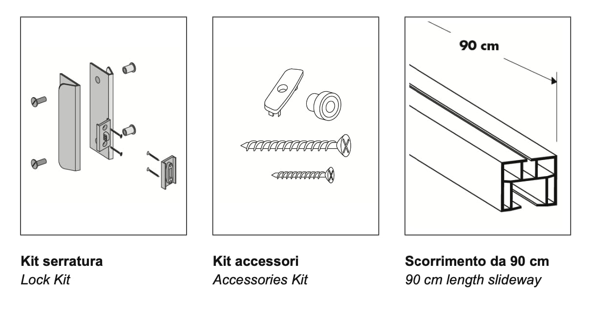 Porta A Soffietto Elly In PVC - Effetto Legno Noce | Riducibile E Reversibile - Foto 6