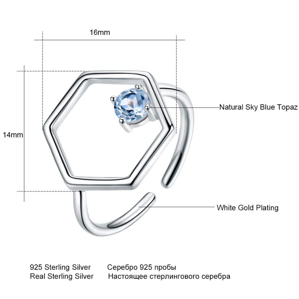 Anello In Argento Sterling 925,Anelli Regolabili Per Le Donne Zircone Verde Rotondo Geometria In Argento Sterling 925 Scava Fuori Anelli Di Eternità Anelli Di Fidanzamento Placcati In Oro Anelli Di