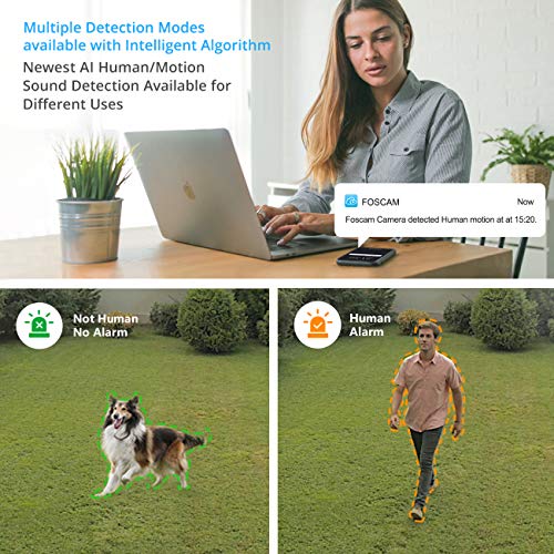 Foscam Ht2 1080P Outdoor 2.4G/5Ghz Wifi Ptz Ip Camera, 4X Optical Zoom Pan Tilt Security Surveillance Speed Dome, 2-Way Audio With Mic & Speaker, 165Ft Night Vision, Cmos Image Sensor, Ip66 #TOP4