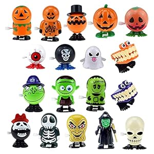 7 stks Halloween Wind-Up Speelgoed Chattering Tanden Speelgoed Halloween Party Wind Up Speelgoed Pompoen Ghost Oogbal…