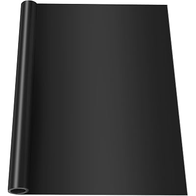 VOKOY Large Silicone Mat for Crafts, 36"x24", Extra Large Silicone Mats,Thick Black Silicone Mat for Kitchen Countertop, Heat-resistant Washable Large Silicone Pastry Mat for Crafts Painting Baking