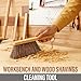 Takavu Multi-Purpose Counter Brush with Solid Wood Handle, Natural Horsehair Bristles for Gentle Dusting of Furniture, Drafting, Patio, Fireplace Cleaning, Shop Brush, Woodworking Tool & Accessories