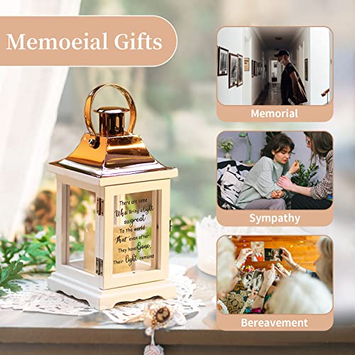 Memorial Lantern Sympathy Gift for Loss of Loved One: Memorial Gifts for Loss of Mother Mom Father Dad Husband Son Grandma Sister Brother Thoughtful Funeral Rememberance Condolence image 6