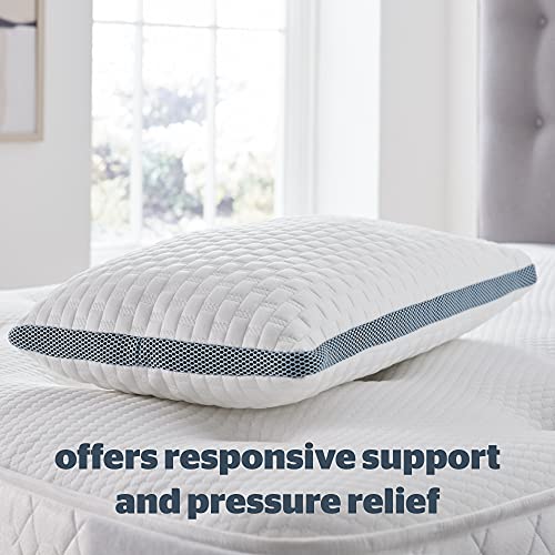 Silentnight Geltex Support Pillow – Luxury Firm Support Pillow Responsive Pressure Relief for Neck and Shoulder Pain… - Image 3