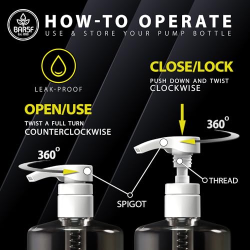 Bar5F - Pompa erogatrice per collo, shampoo