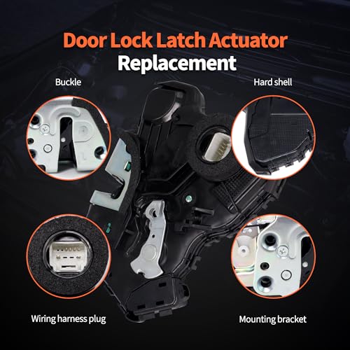 Image of HiSport Door Lock Actuator Motor Front Left Driver Side 69040-0C050 | Compatible with Lexus Toyota 4Runner Camry Camry Hybrid Highlander Prius C V Sequoia Tundra Venza CT200h Convertible & More