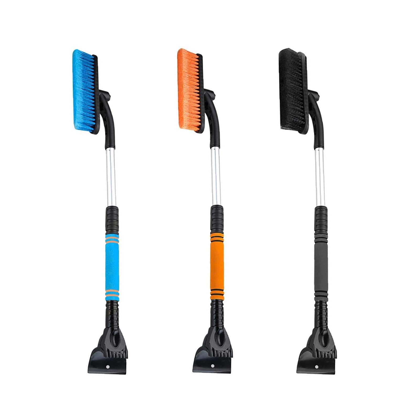 Brosse à Neige pour Pare-Brise Brosse à Neige de Voiture avec grattoir à Glace et poignée en Mousse Amovible Déneigement Brosse à Neige Compatible avec Le Pare-Brise Auto SUV