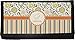Swirls, Floral & Stripes Canvas Checkbook Cover (Personalized)