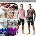 YOOBNG Sexy Men's See Through Mesh Fishnet Long Sleeve Fitted Shirt Hollow Out Muscle Top