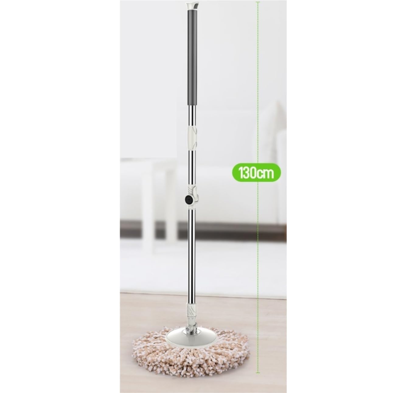 Fregona Fregona Giratoria con Balde Sistema De Limpieza Pisos para El Hogar Cocina Y Todas Las Superficies del Piso Limpieza Suelo