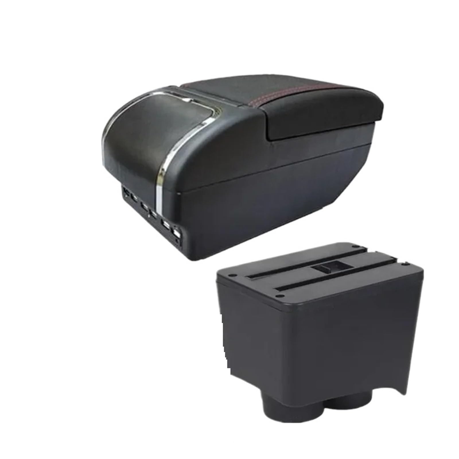UDHQAJC For VW For Polo 9N 3 Mk4 2001-2009 Car Armrest Box Interior Storage Accessories Car Centre Console Armrest Box