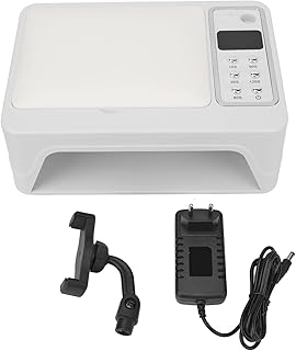 Luz de Unhas LED UV, Secador de Unhas UV Com Suporte para Telefone, Lâmpada de Cura de Secador de Esmalte de Gel Profissional de 96W, Secador de Unhas de Gel LED Portátil,