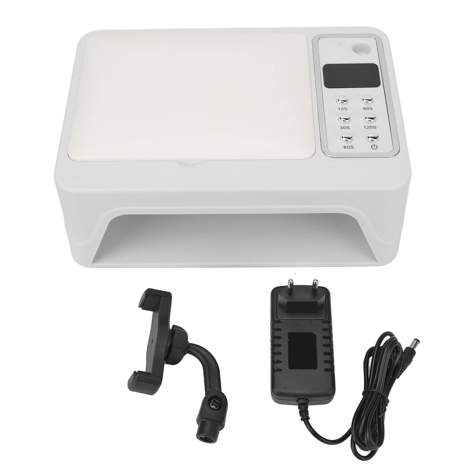 Lampa UV LED do Paznokci, Suszarka do Paznokci UV z Uchwytem na Telefon, Profesjonalna Lampa Utwardzająca do Paznokci 96 W, Przenośna Suszarka do Utwardzania Paznokci LED,