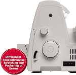 SINGER S0100 Metal Frame Serger with Accessory Kit | Overlock Machine with 6 Built-in Stitches, 2-3-4 Thread Capability, Adjustable Tension & Stitch Length, 1300 Stiches per Minute & Differential Feed