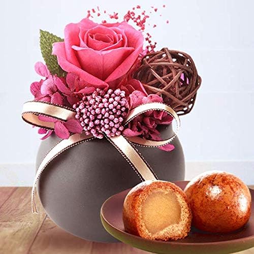 Amazon 誕生日 の プレゼント 人気商品 花 おいもや かりんとう饅頭 お菓子 花とスイーツ お祝いギフト プリザーブドフラワー アレンジメント 和風 マダムポッド 黒色 おいもや まんじゅう 通販