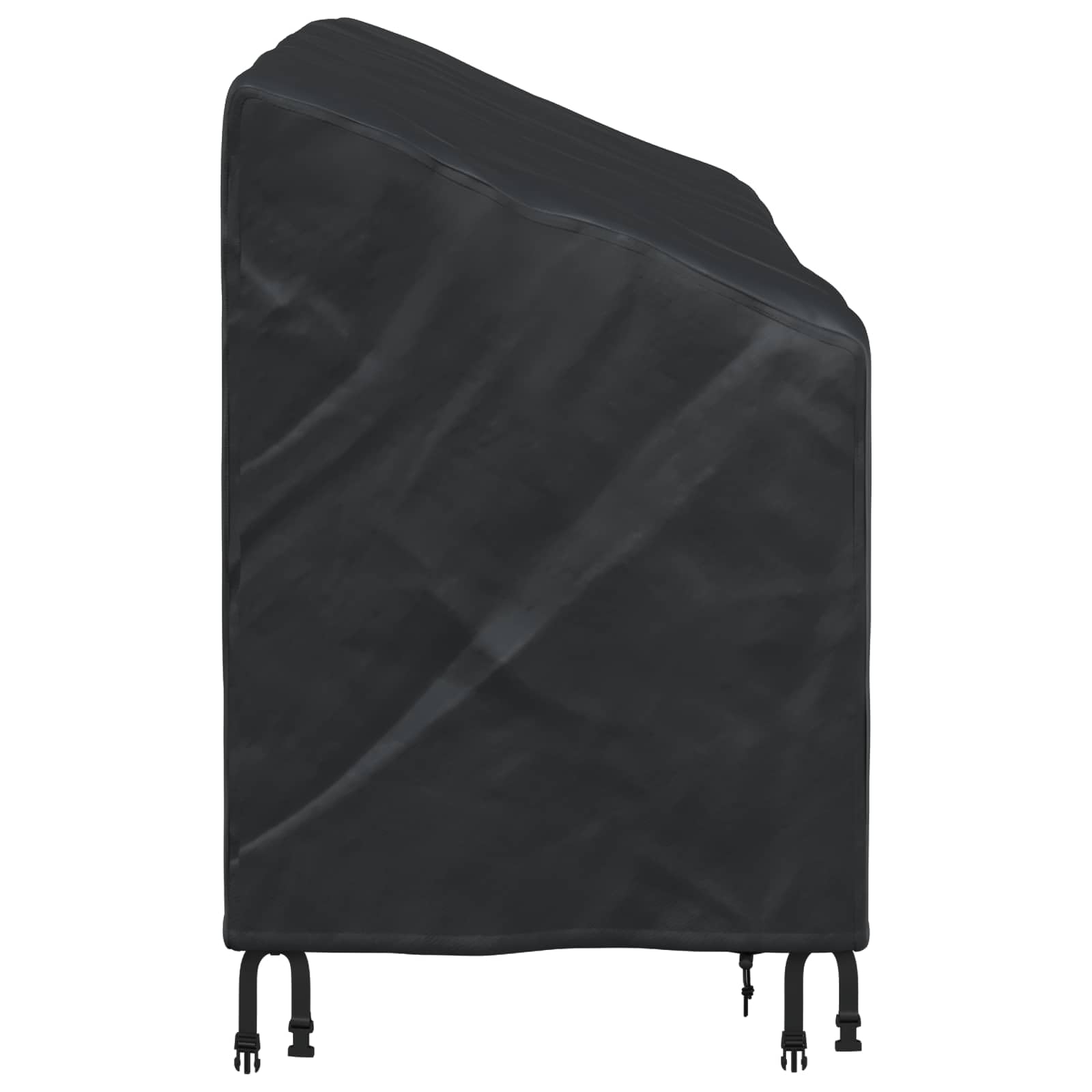 Copertura Panchina Giardino 165 x 70 x 94 cm Nero