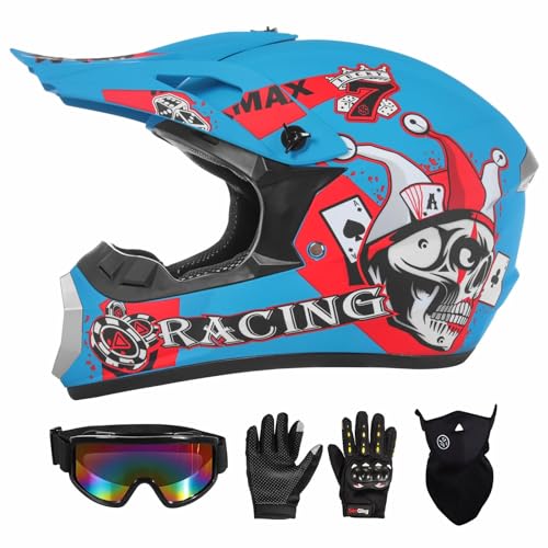 SPARK Joker Blue Small Youth Helmet