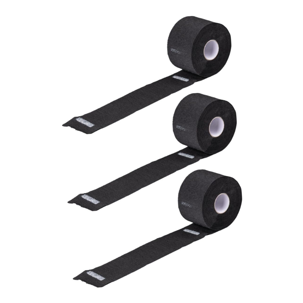 BESPORTBLE 3 Pack Barber Neck Strips Black Hair Wrap Paper Neck Band Disposable Stretchy Neck Paper for Hair Cutting