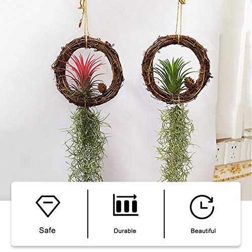 WINOMO Grapevine Wreath Christmas Rattan Wreath Garland Decoration for Christmas Holiday Craft or Wedding Supplies - Image 3