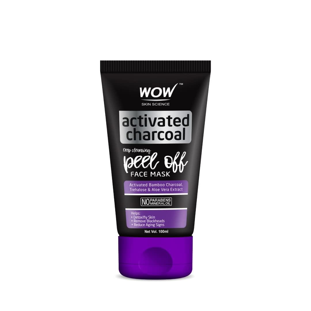 Skin Science Activated Charcoal Face Mask Peel Off No Parabens & Mineral Oils, 100 ml