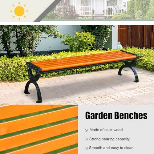 Banc de patio résistant intempéries pour parc et pelouse - 7