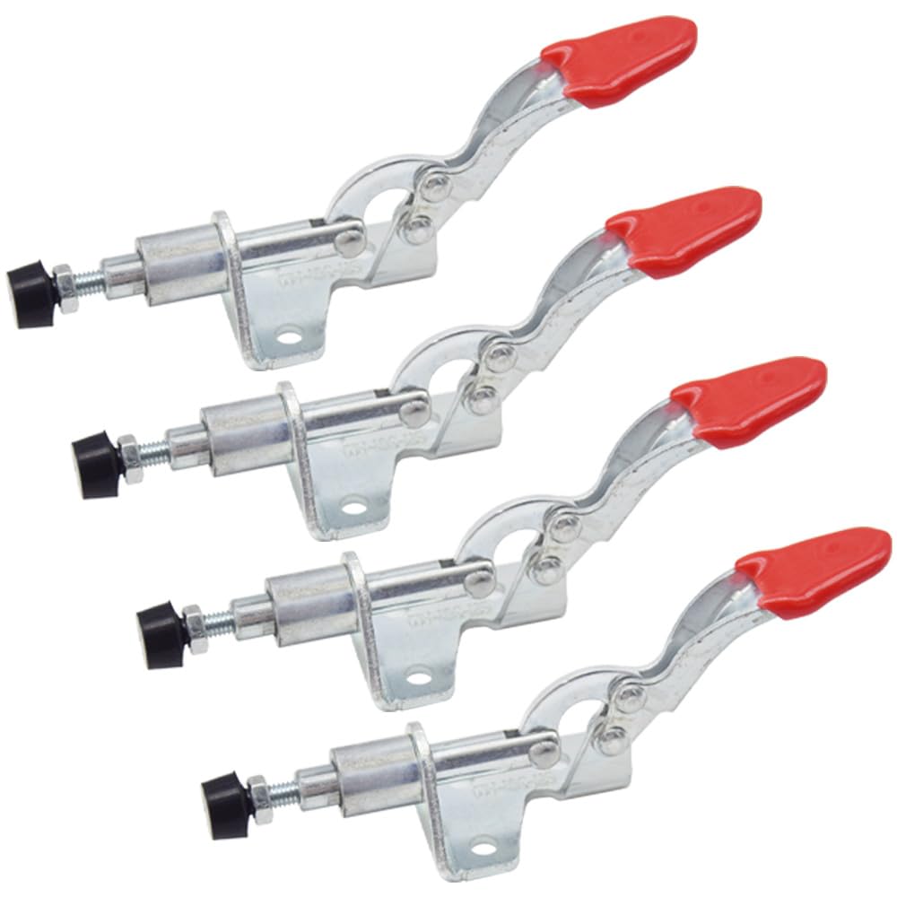 Kniehebelspanner, Linseray 4 Stück 201B Schnellspanner-Set Knebelklemme Kniehebelspanner, Linseray 4 Stück 201B Schnellspanner-Set Knebelklemme