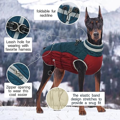 Kuoser Cappotto termico per cani, antivento