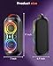 ABigDay Party Bluetooth Speaker Up to 40W Sound Peak, Dynamic LED Lights, 8 Vibrant Colors & 5 Light Modes, Micro SD Slot, AUX, USB & Microphone Input, 6-Hours Playtime, Ideal for Events & Parties