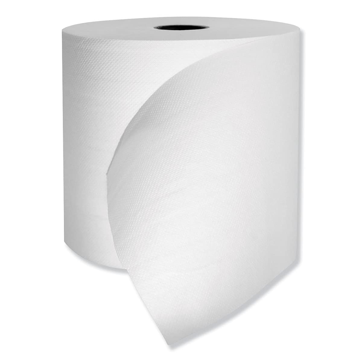 Morcon Paper M610 - Rollo de toallas de bobinado duro, 1 capa, 7.25 pulgadas x 500 pies, color blanco, 6 rollos/caja