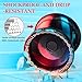 YOYOSTUDIO Unresponsive Yoyo Professional Fingerspin Yoyo for Kids Beginners, Yo yo for Adults, Metal Yoyos for Finger Spin Tricks, Pro Trick Yoyos with 10 Strings, Case & Gloves Black Blue Red