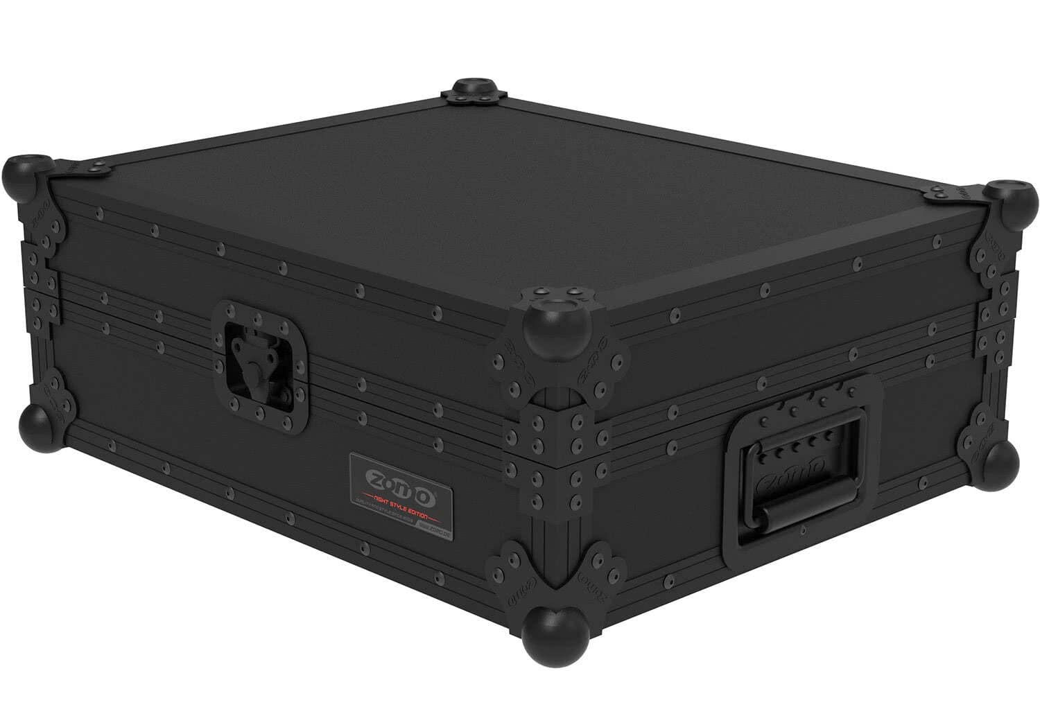 Zomo Flightcase P-DDJ-FLX10 Plus NSE – kompatibel mit Pioneer DJ DDJ-FLX10 – DJ Equipment Case mit Laptopablage 804 × 525 × 209 mm – Schwarz – Robustes Sperrholz