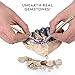 NATIONAL GEOGRAPHIC Gemstone Dig Kit – Excavate 3 real gems including Amethyst, Tiger’s Eye & Rose Quartz - Great STEM Science gift for Mineralogy and Geology enthusiasts of any age