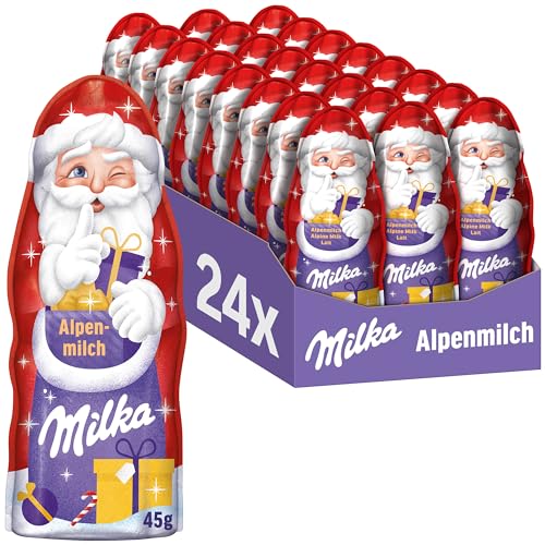 Milka Schoko Hohlfiguren – Zartschmelzende Alpenmilch-Schokolade...