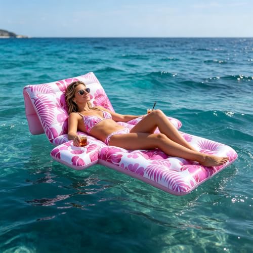Chaise Lounge Gonflable Durable contre Crevaisons - 2