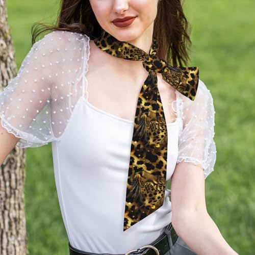 Women's Scarf Long Silk Scarf Lightweight Fashion Silk Satin Head Scarves Wristband4