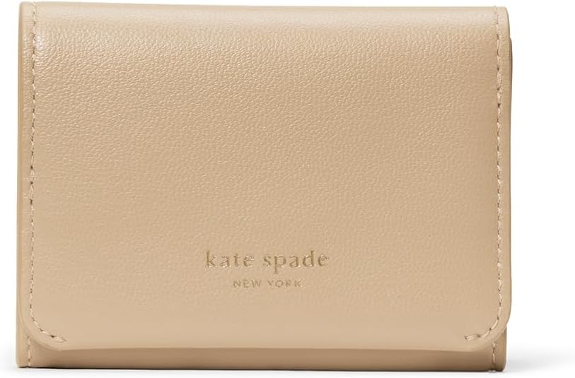 kate spade new york Halo Glazed Leather Card Case Trifold Wallet