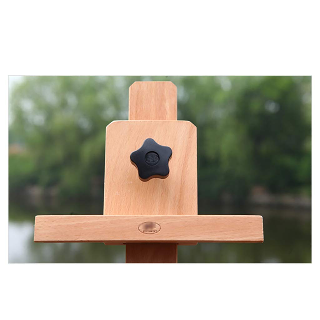 NZPOST Cavalletto in Legno Robusto e Solido, Altezza Regolabile, espositore da cavalletto, 55 * 61 cm