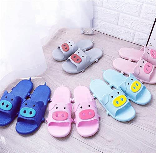 AZCHEN Women slippers Cartoon animal pig slippers Summer slippers Sandals Bathroom shower slippers 6