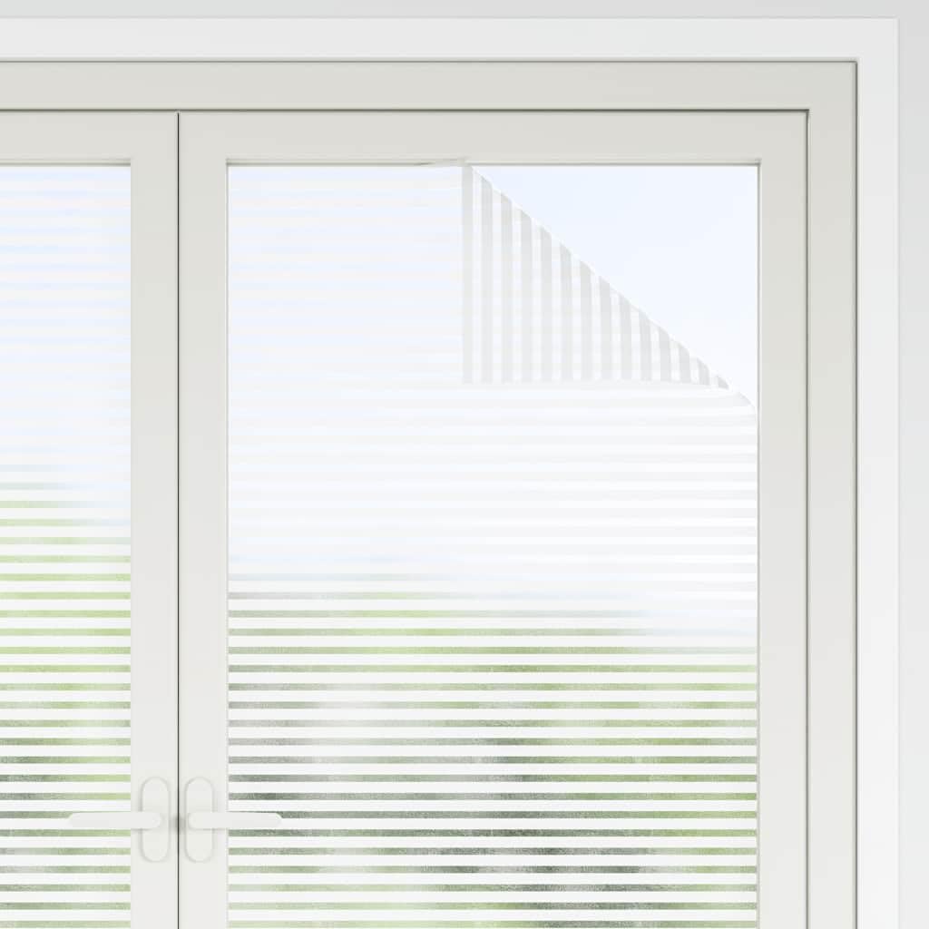 Fensterfolien Matt Streifen-Design PVC Wohnzimmer