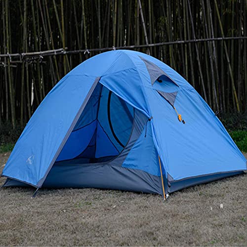 Carpa de Camping para 2-3 Personas Impermeable Amarilla miniatura 2