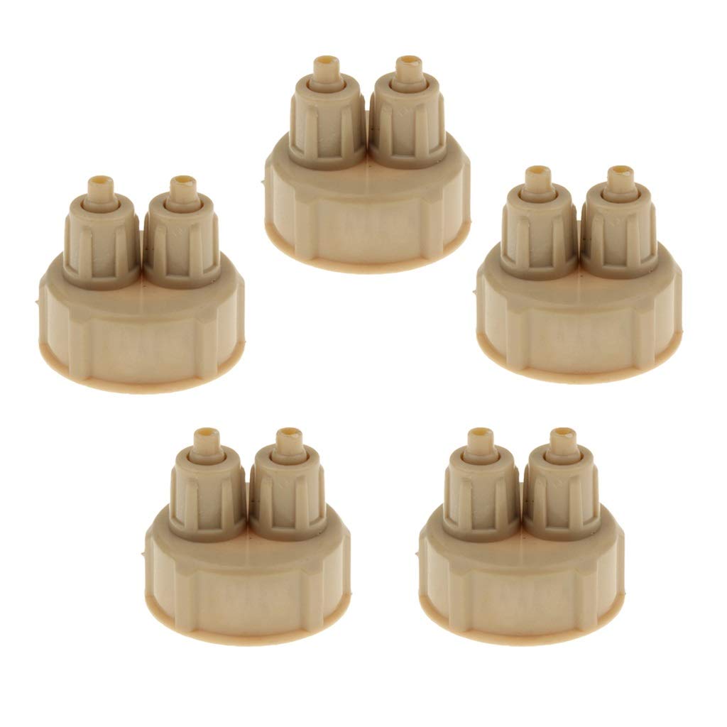 Aquarium 5x Aquarium Co2 System Kits CO2 Diffuser Carbon Dioxide Reactor Generator (Color : Beige)