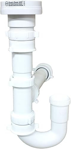 Miniatura 3 de Kit de montaje de trampa de válvula de admisión de aire con ventilación de tubérculo de 1-1/2 pulgadas, 2 válvulas de admisión de aire de sello