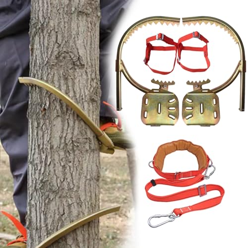 Chaussures d'escalade réglables pour le travail dans les arbres et les tâches en haute altitude, design confortable, fabriqué en acier au carbone