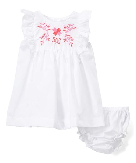 white angel sleeve dress