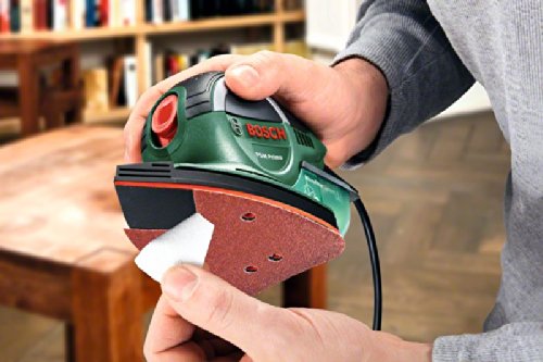 Bosch Home And Garden Elektrikli Avuç Içi Delta Zımpara Psm Primo (50 Watt, 1 Adet Zımpara Kağıdı Dahildir, Karton Kutuda), Yeşil