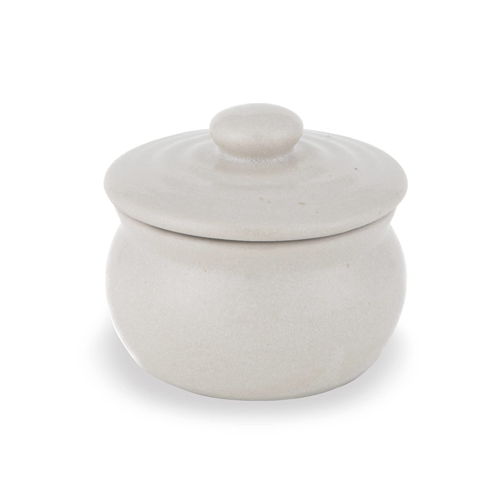 Amazon｜弥満丈製陶所欅窯 ふた付かめ (白 - 1合 / 180ml) 甕 壺 保存 