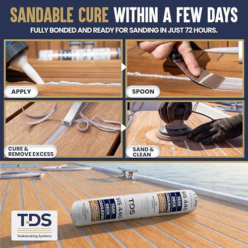 Image of Teakdecking Systems (TDS) SIS440 Marine Caulk Sausage 20oz - Gray | Premium quality SIS440, first class appearance, UV & chemical resistant, non-corrosive, ideal for boats and yachts