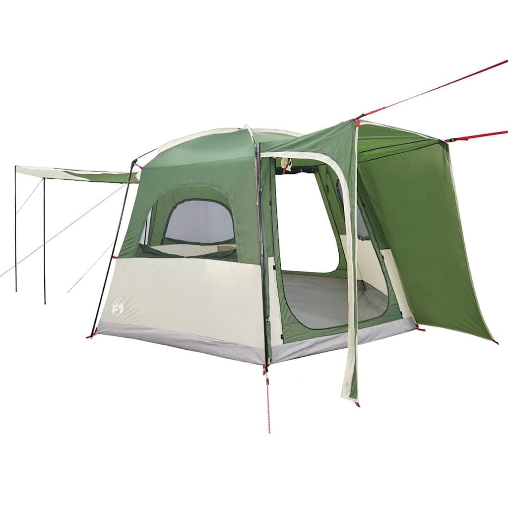 Tenda per auto da campeggio, impermeabile, per 4 persone, verde, pieghevole, con rivestimento in poliuretano e cuciture sigillate, include connettore E e borsa per il trasporto, per campeggio e viaggi