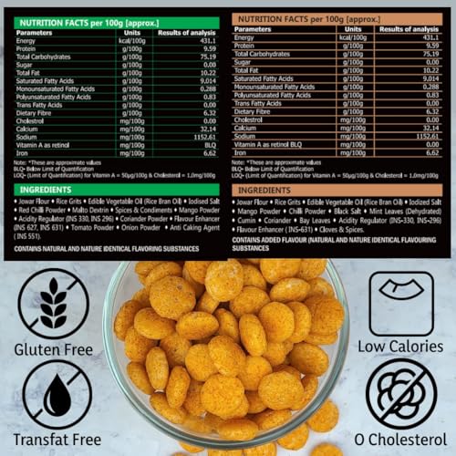 Image of Proseed Jowar Puffs (Spices, Chatpata Chaat & Peri Peri) | 150g x 3 Packs (Total 450g) | Slow Roasted & 100% Veg | No Refined Flour, Sugar & Trans-Fat | Gluten Free, No Palm Oil, Healthy Millet Snacks