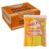 Perfectware All in One Popcorn Portion Packets with Kernels, Salt, and Coconut Oil for Popping Machine, 4 oz, 12 Count